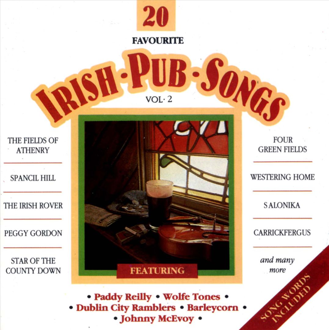20 Favourite Irish Pub Songs, Vol. 2 cover art