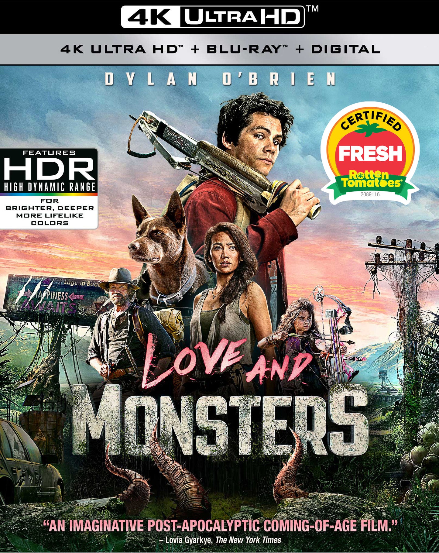 Love and Monsters [Includes Digital Copy] [4K Ultra HD Blu-ray/Blu-ray] cover art