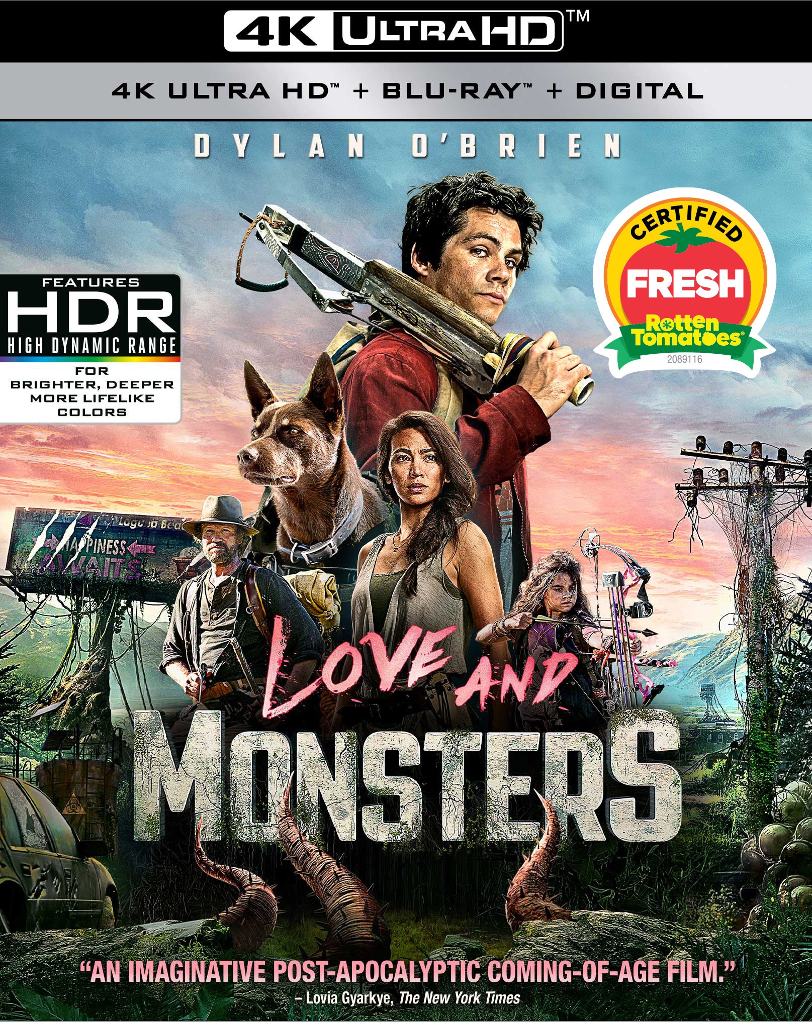 Love and Monsters [Includes Digital Copy] [4K Ultra HD Blu-ray/Blu-ray] cover art
