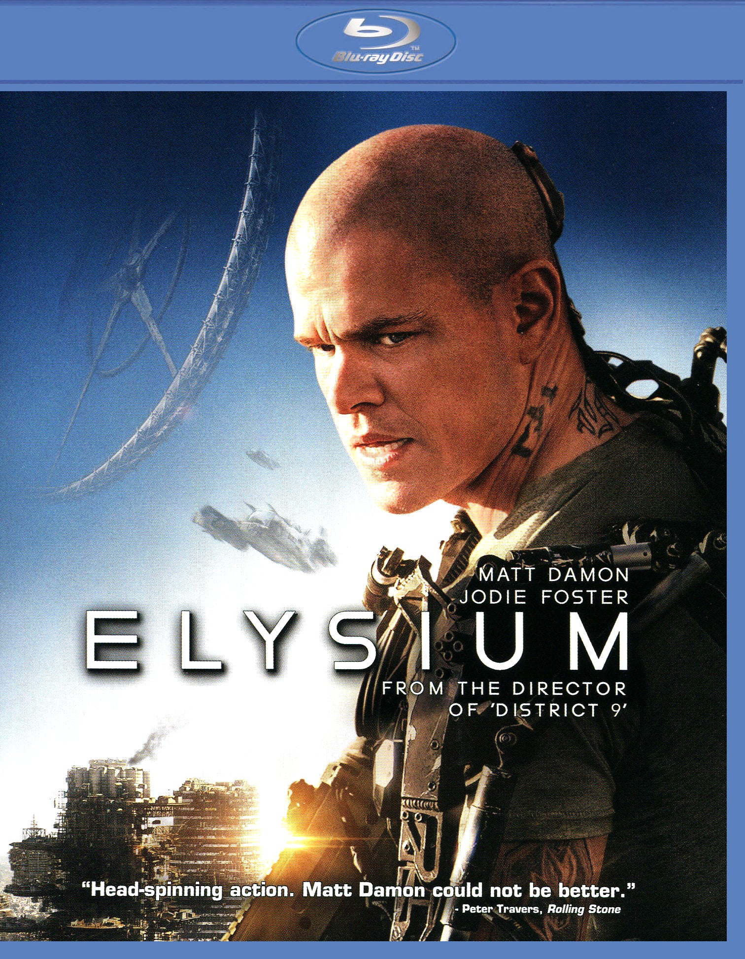 Elysium [Blu-ray] cover art