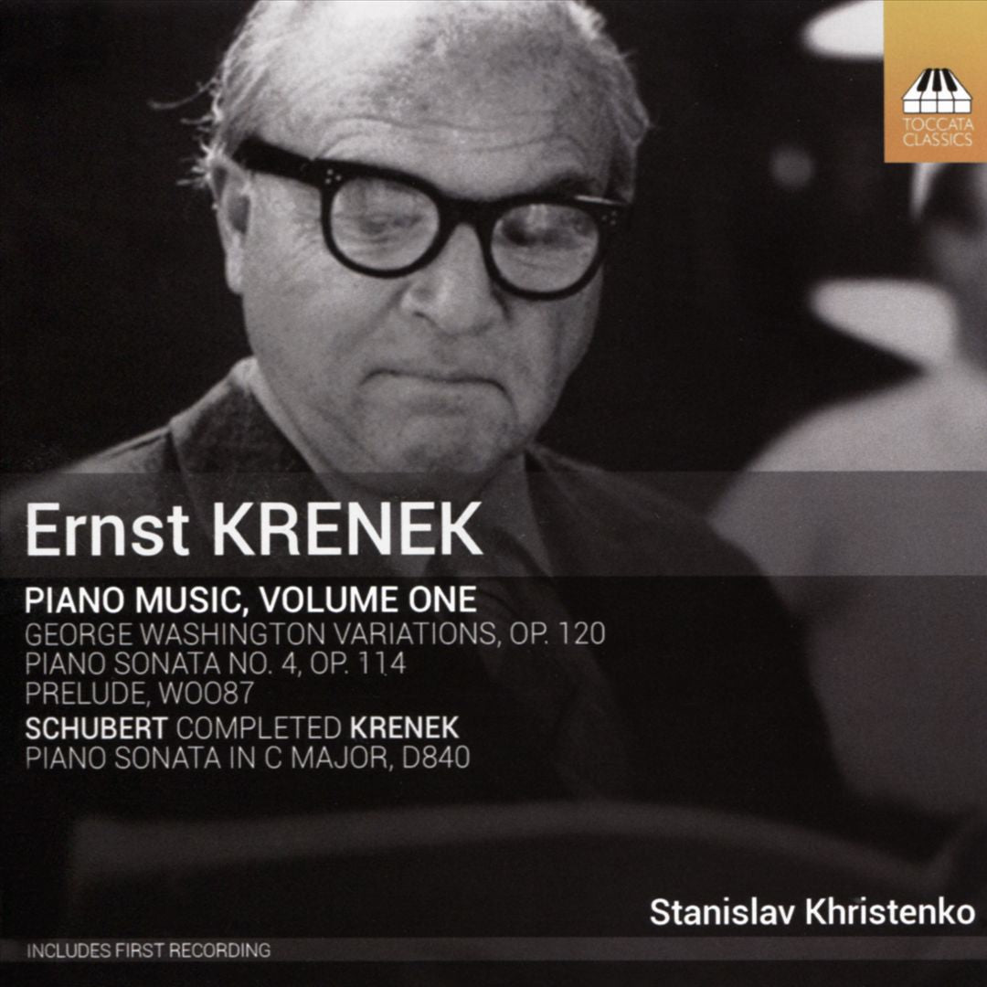Ernst Krenek: Piano Music, Vol. 1 cover art
