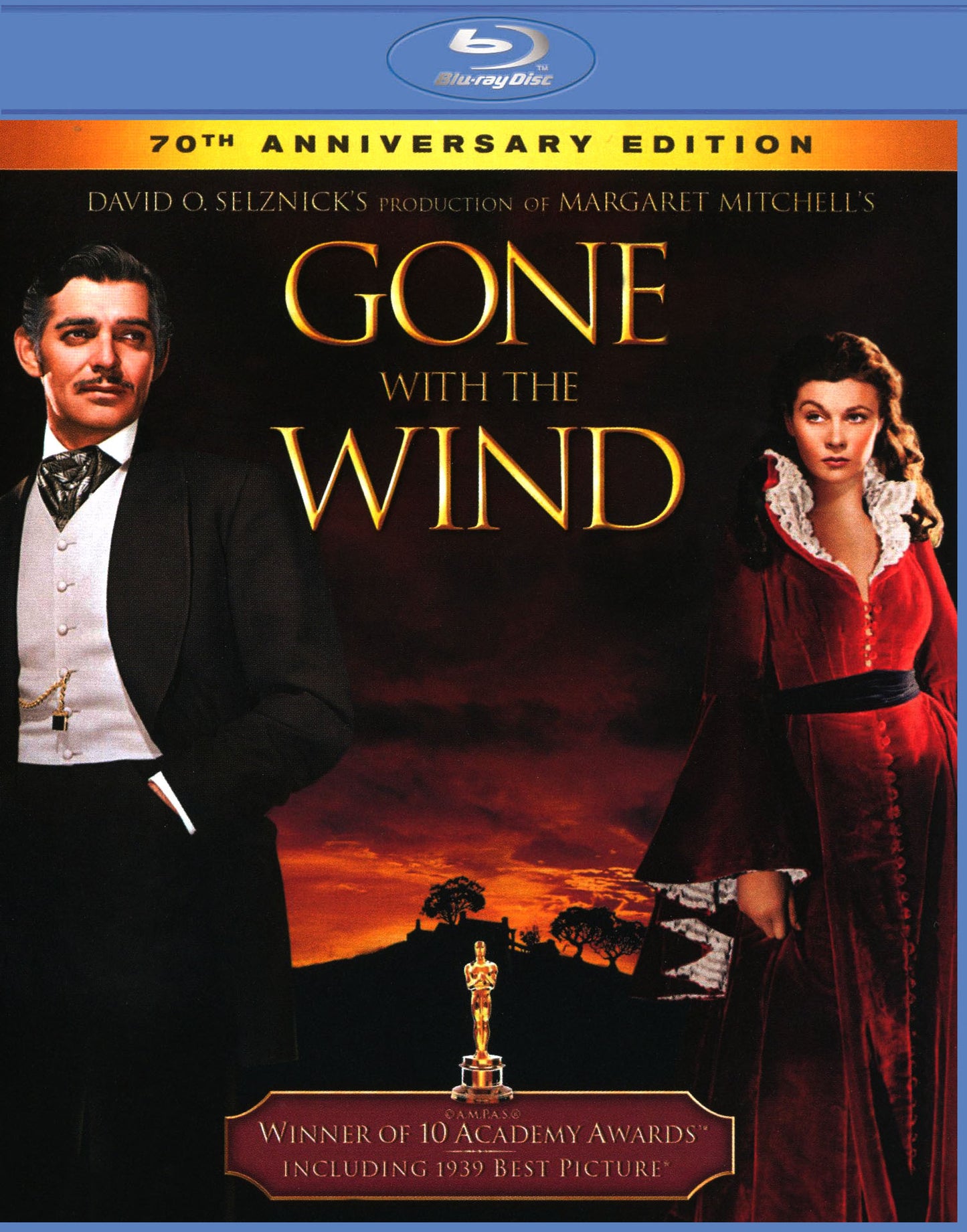 Gone with the Wind [70th Anniversary Edition] [Blu-ray] cover art