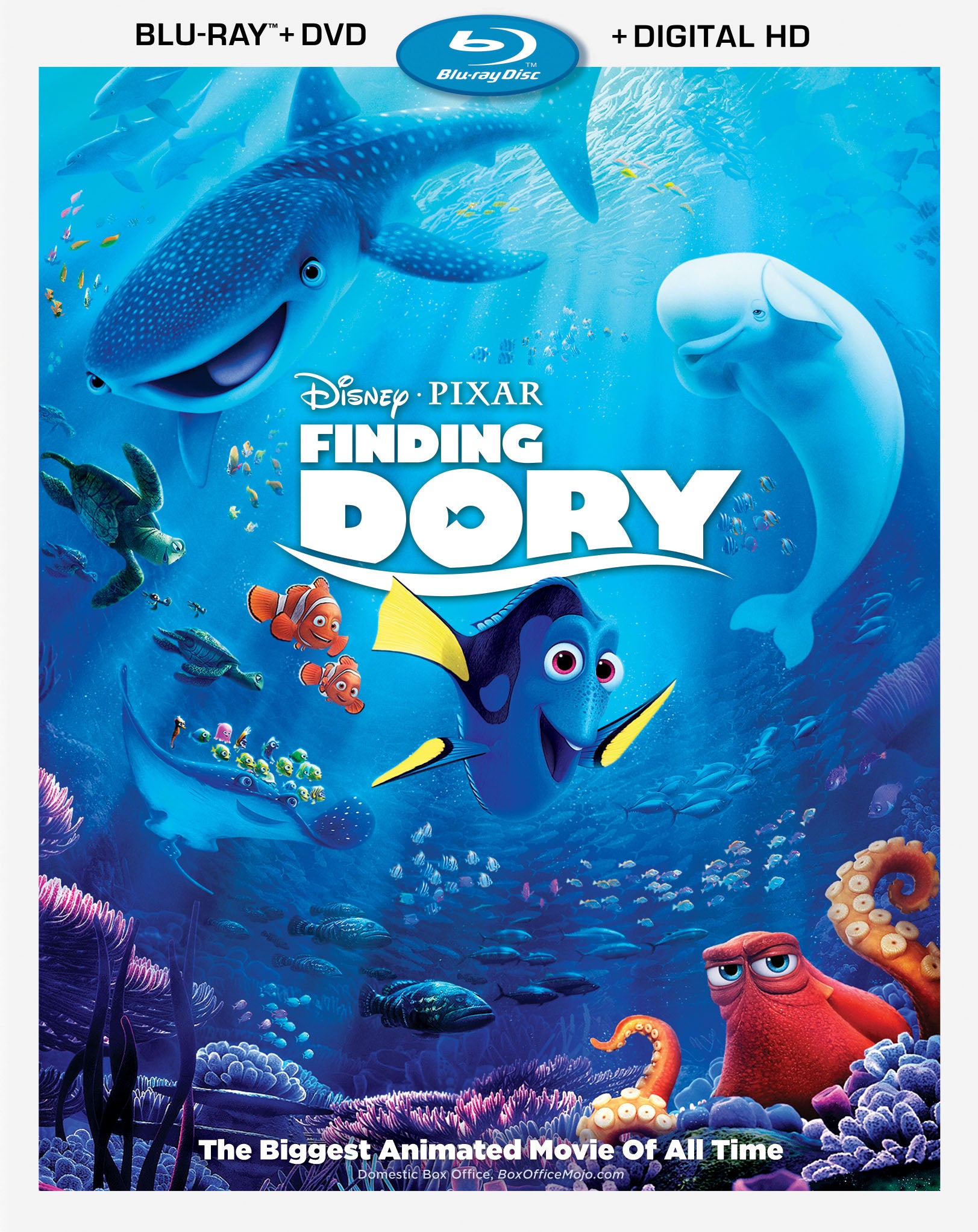 Finding Dory [Includes Digital Copy] [Blu-ray/DVD] cover art