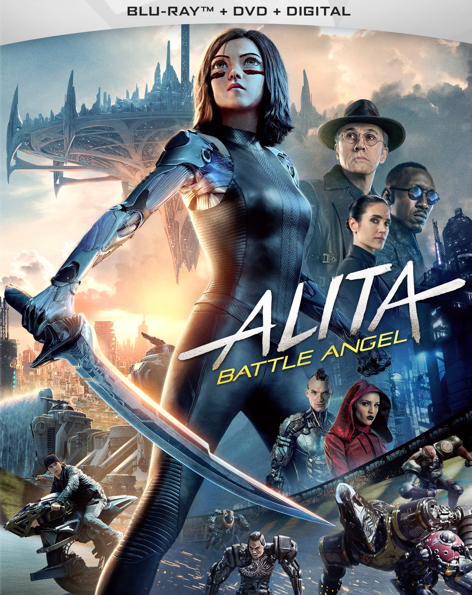 Alita: Battle Angel [Includes Digital Copy] [Blu-ray/DVD] cover art