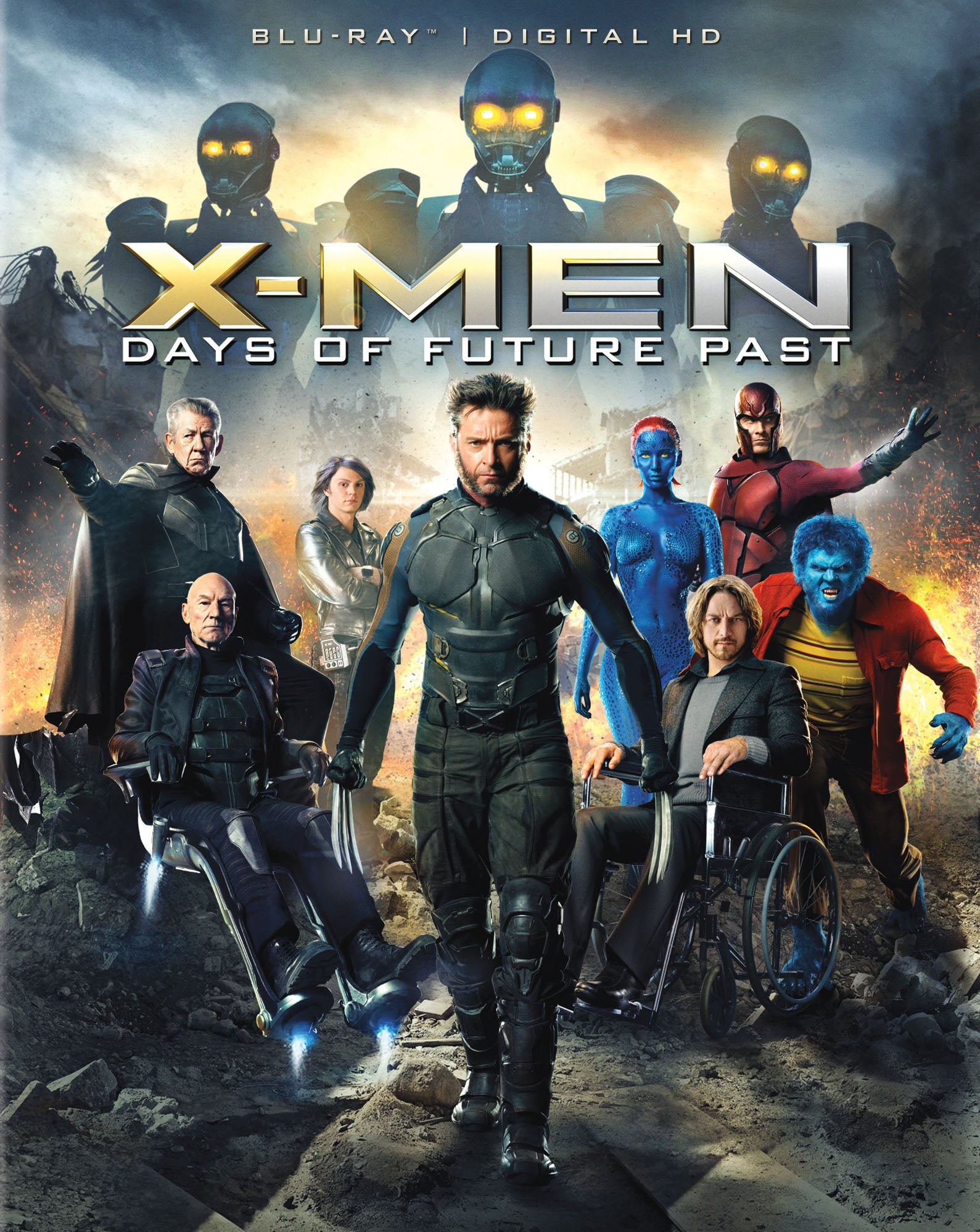 X-Men: Days of Future Past [Includes Digital Copy] [Blu-ray] cover art