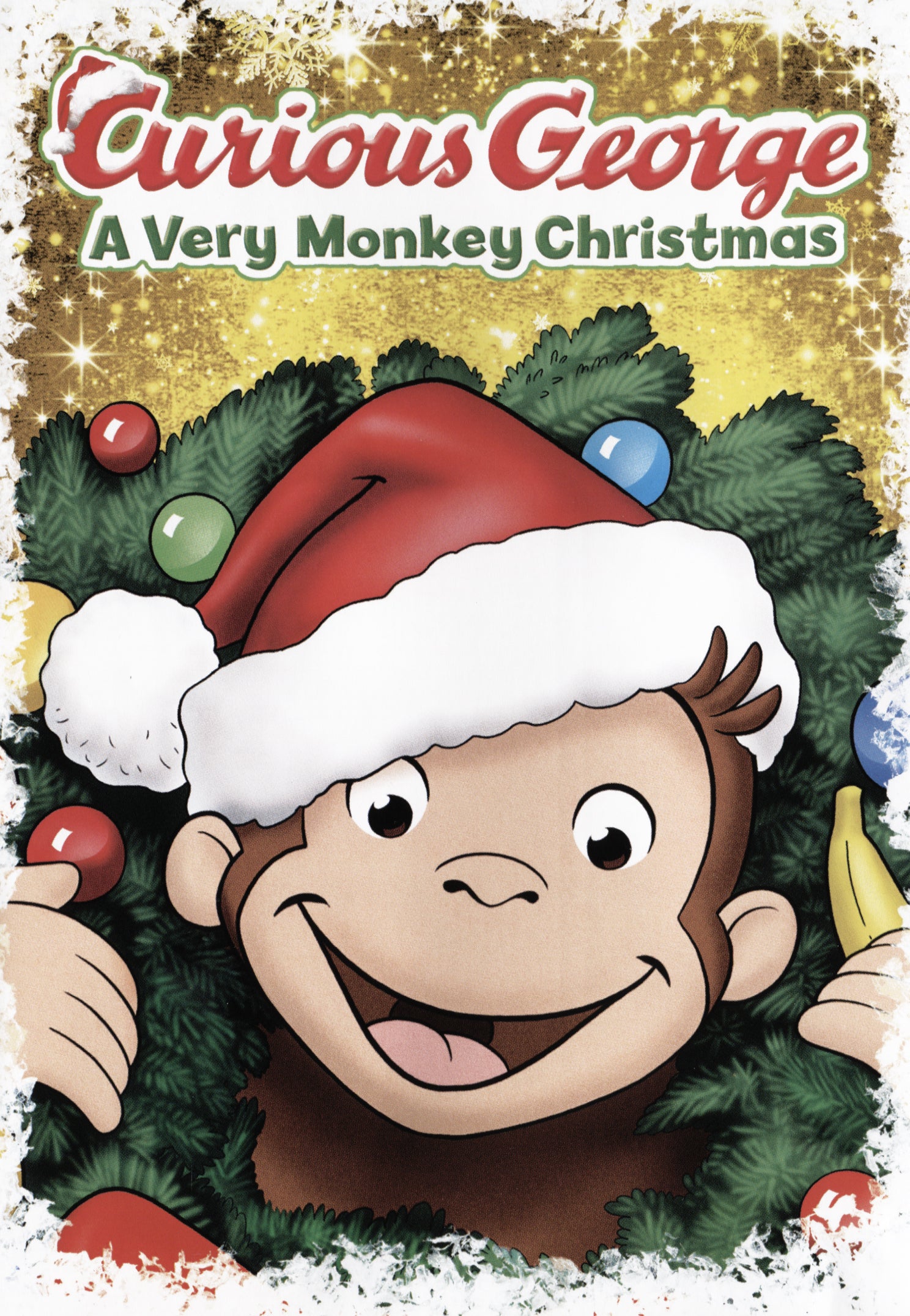 Curious George: A Very Monkey Christmas cover art