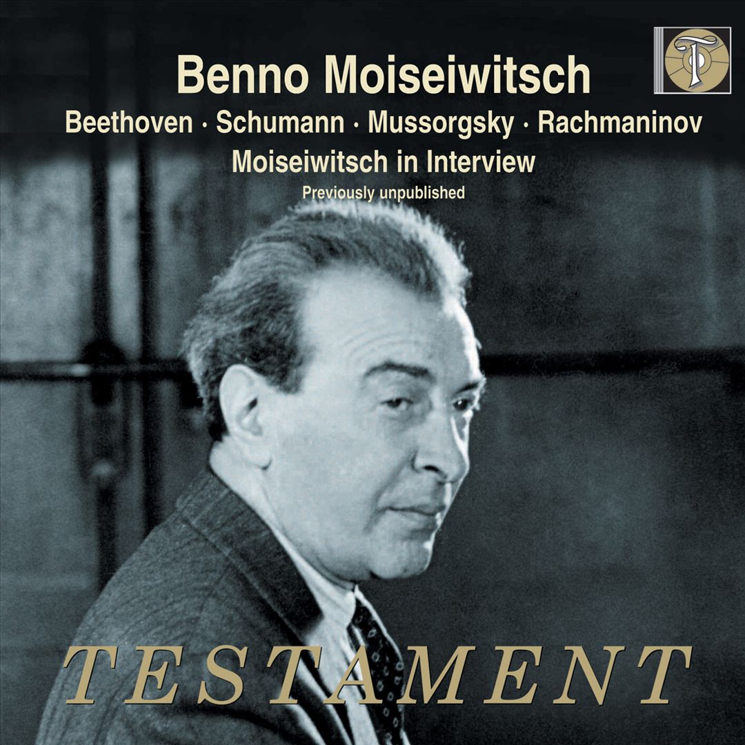 Beethoven, Schumann, Mussogsky, Rachmaninov, Moiseiwitsch in Interview cover art