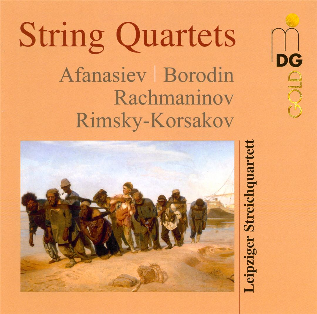 Afanasiev, Borodin, Rachmaninov, Rimsky-Korsakov: String Quartets cover art