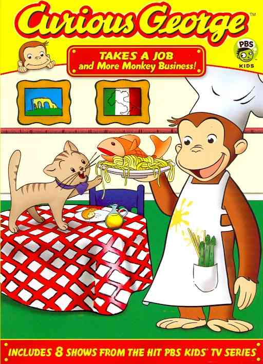 Curious George: Takes a Job and Other Monkey Business cover art