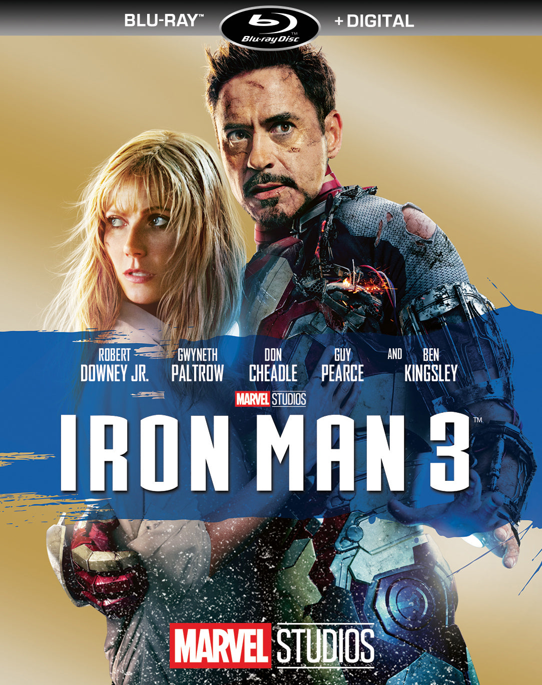 Iron Man 3 [Includes Digital Copy] [Blu-ray] cover art