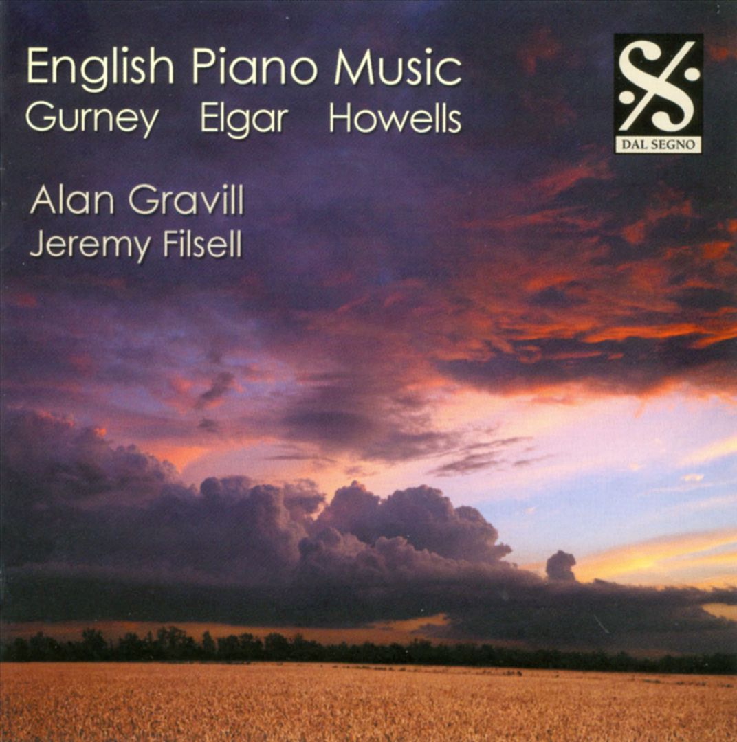 English Piano Music: Gurney, Elgar, Howells cover art