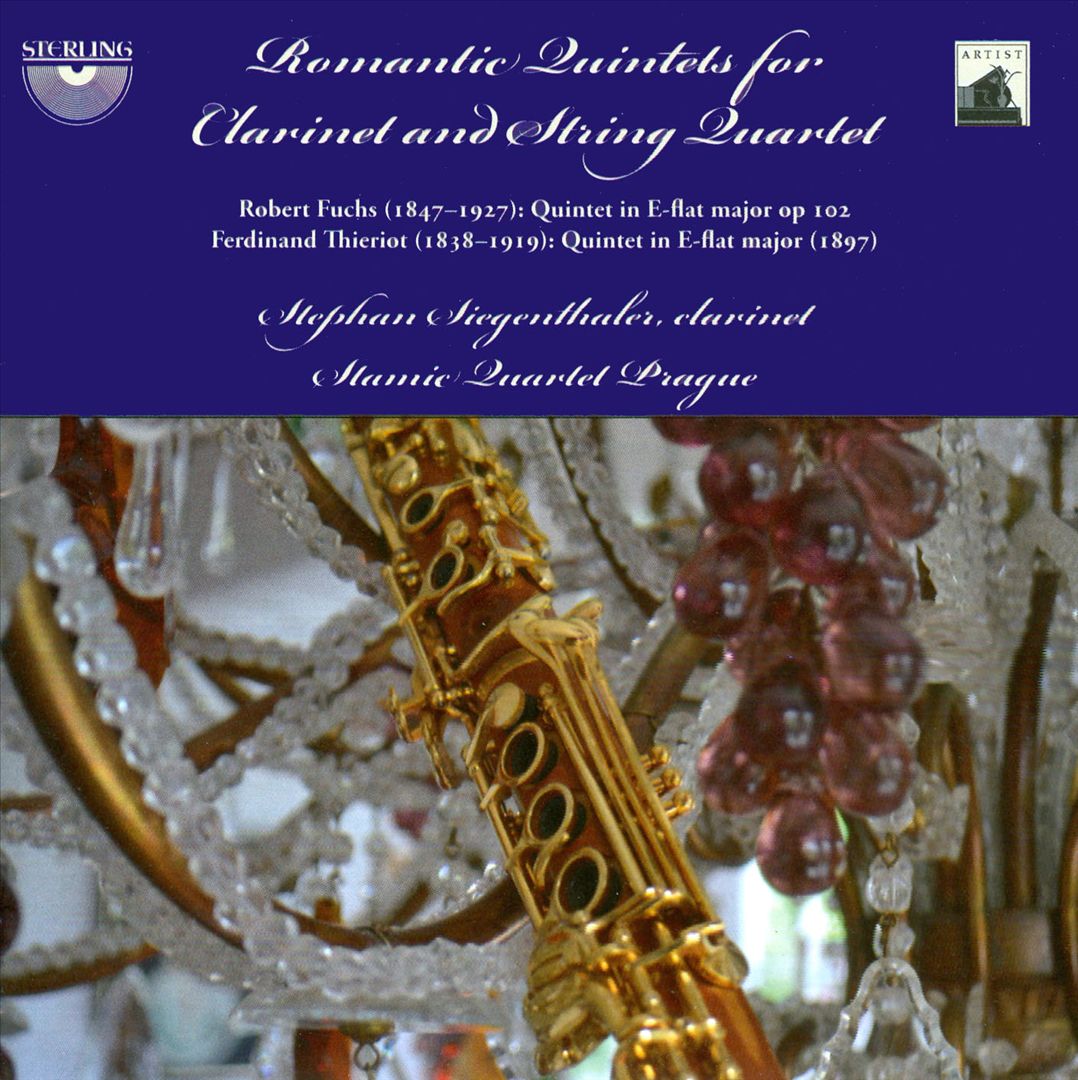 Fuchs, Thierlot: Quintets for Clarinet & String Quartet cover art
