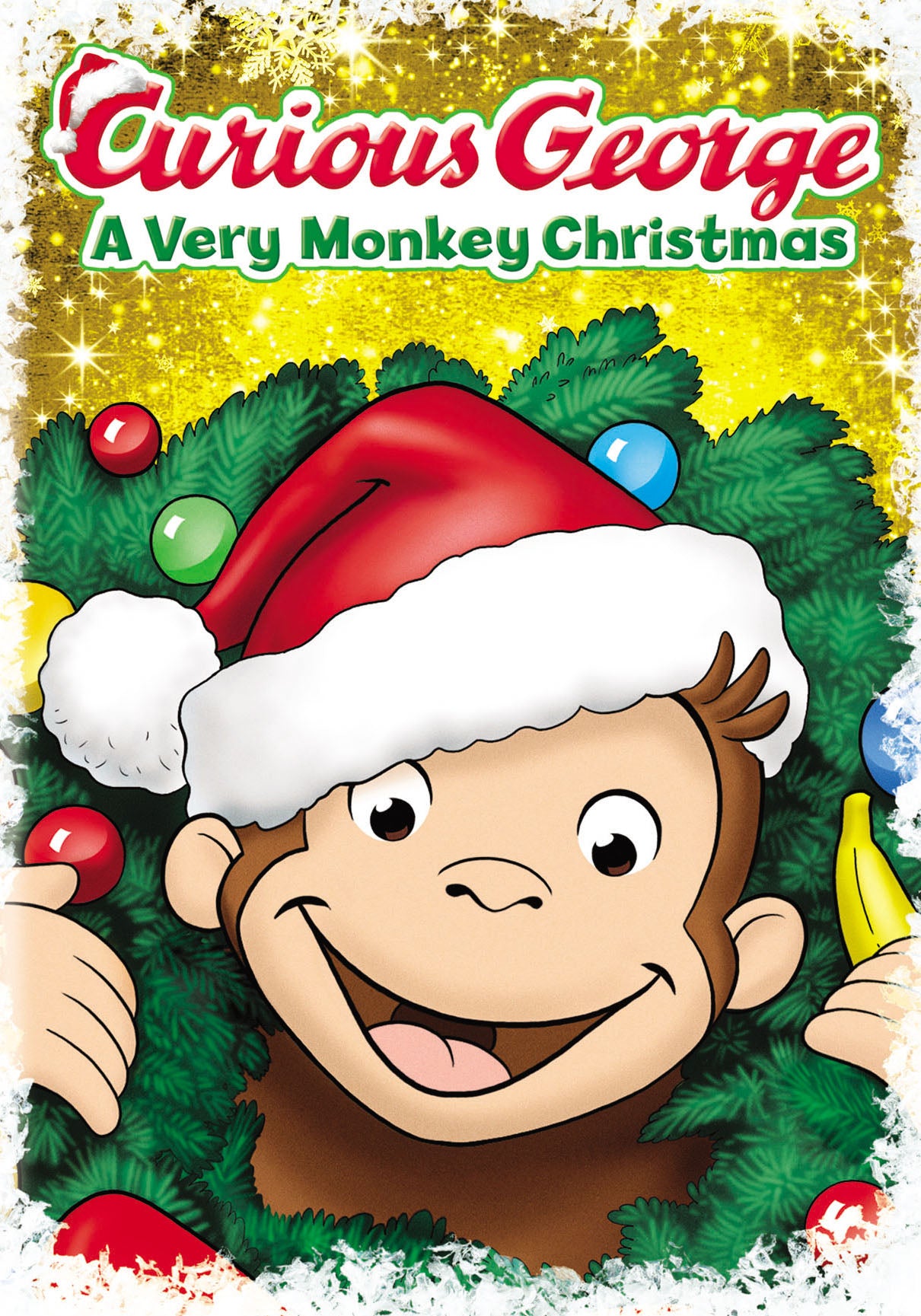 Curious George: A Very Monkey Christmas cover art