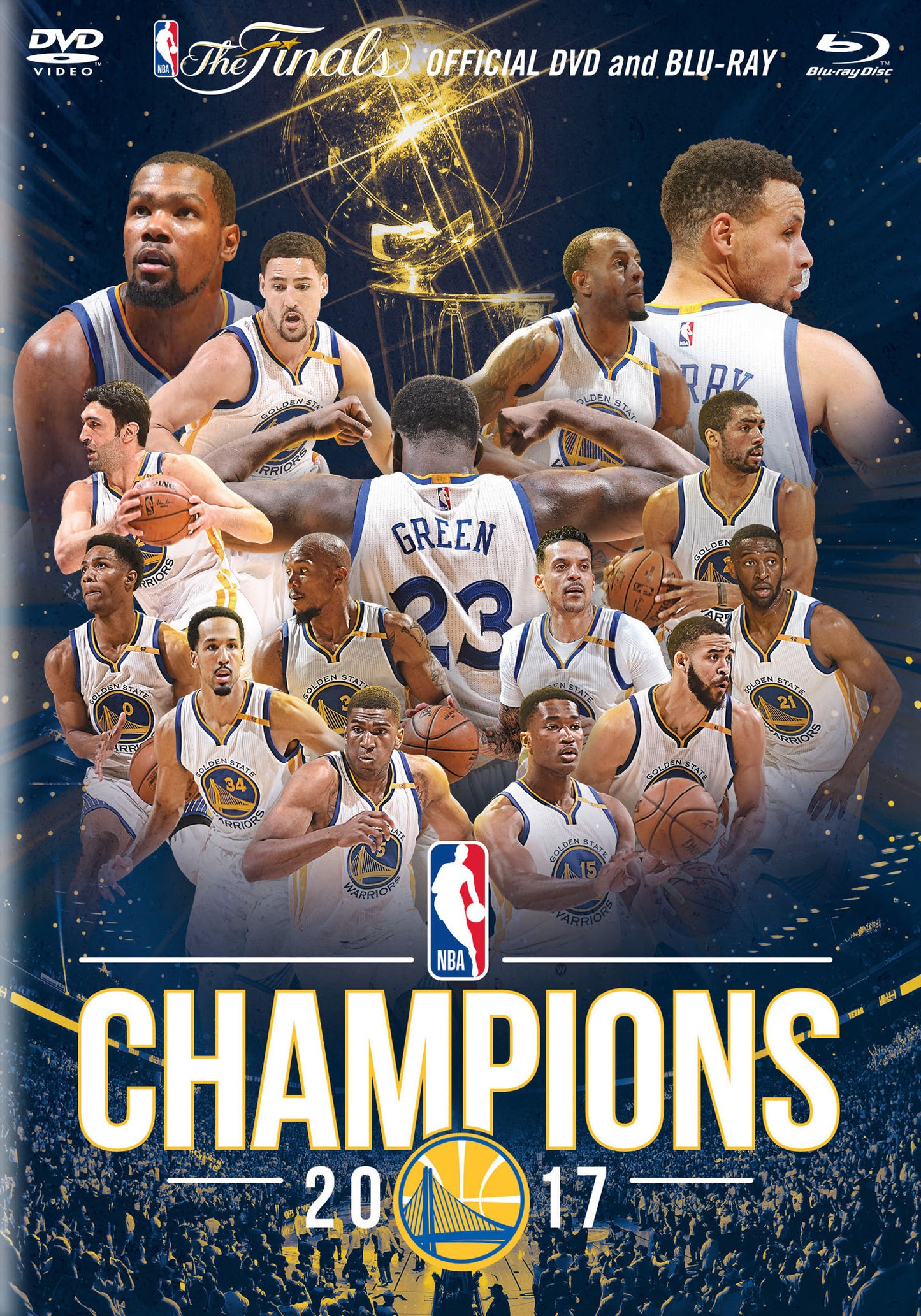 NBA Champions 2017: Golden State Warriors [Blu-ray/DVD] [2 Discs] cover art