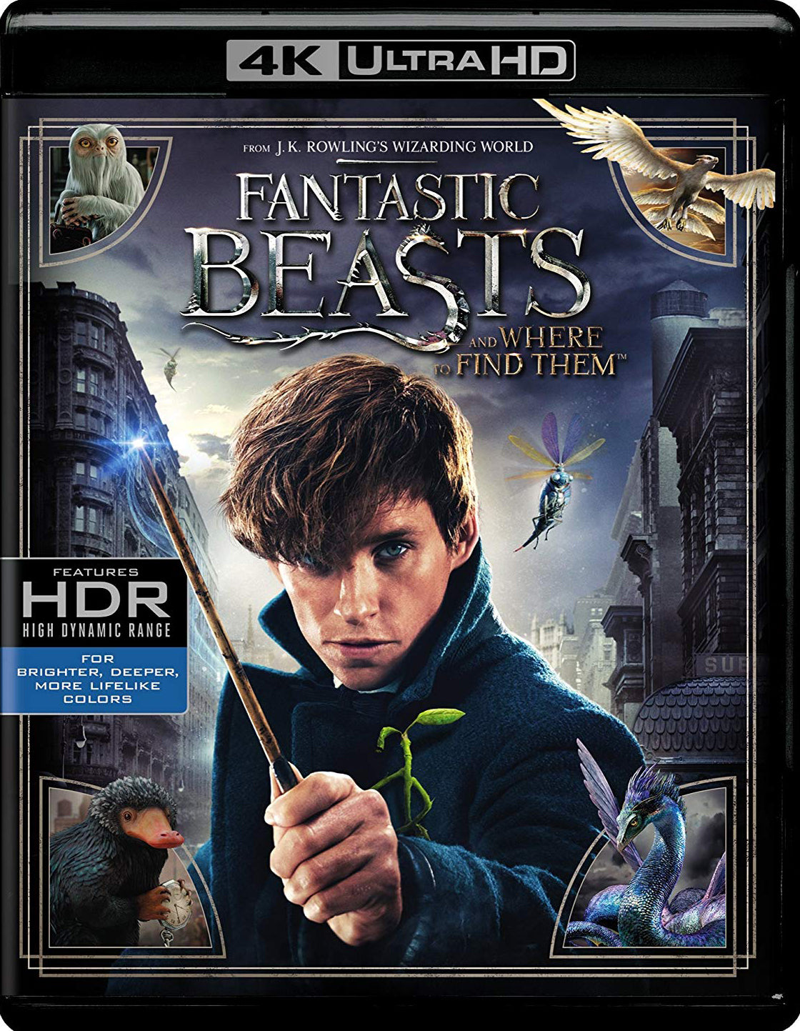 Fantastic Beasts and Where to Find Them [4K Ultra HD Blu-ray/Blu-ray] cover art
