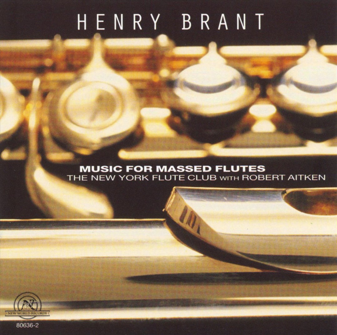 Henry Brant: Music for Massed Flutes cover art