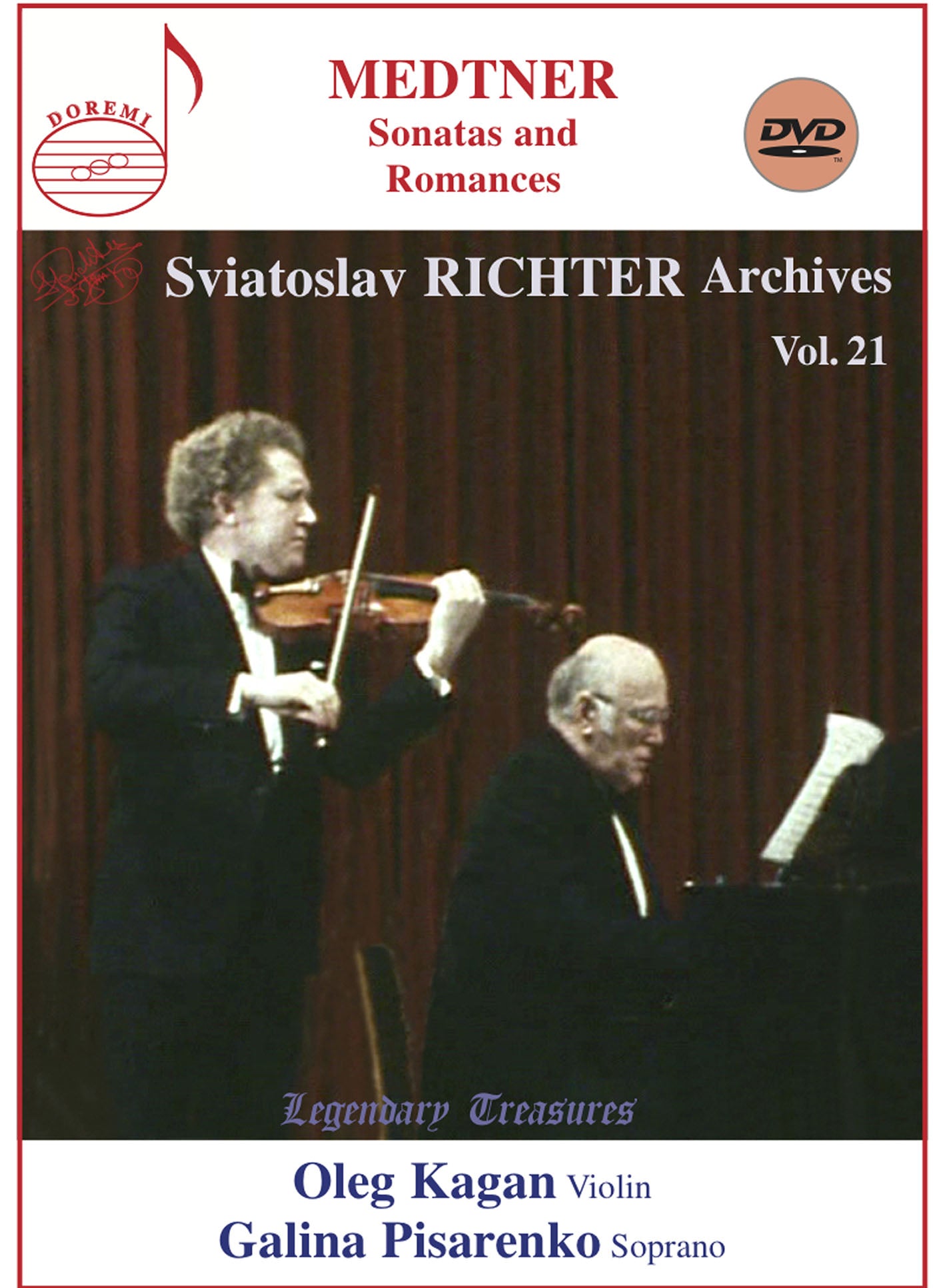 Sviatoslav Richter Archvies, Vol. 21: Medtner Sonatas and Romances [Video] cover art