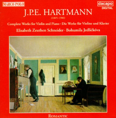 J.P.E. Hartmann: Complete Works for Violin And Piano cover art