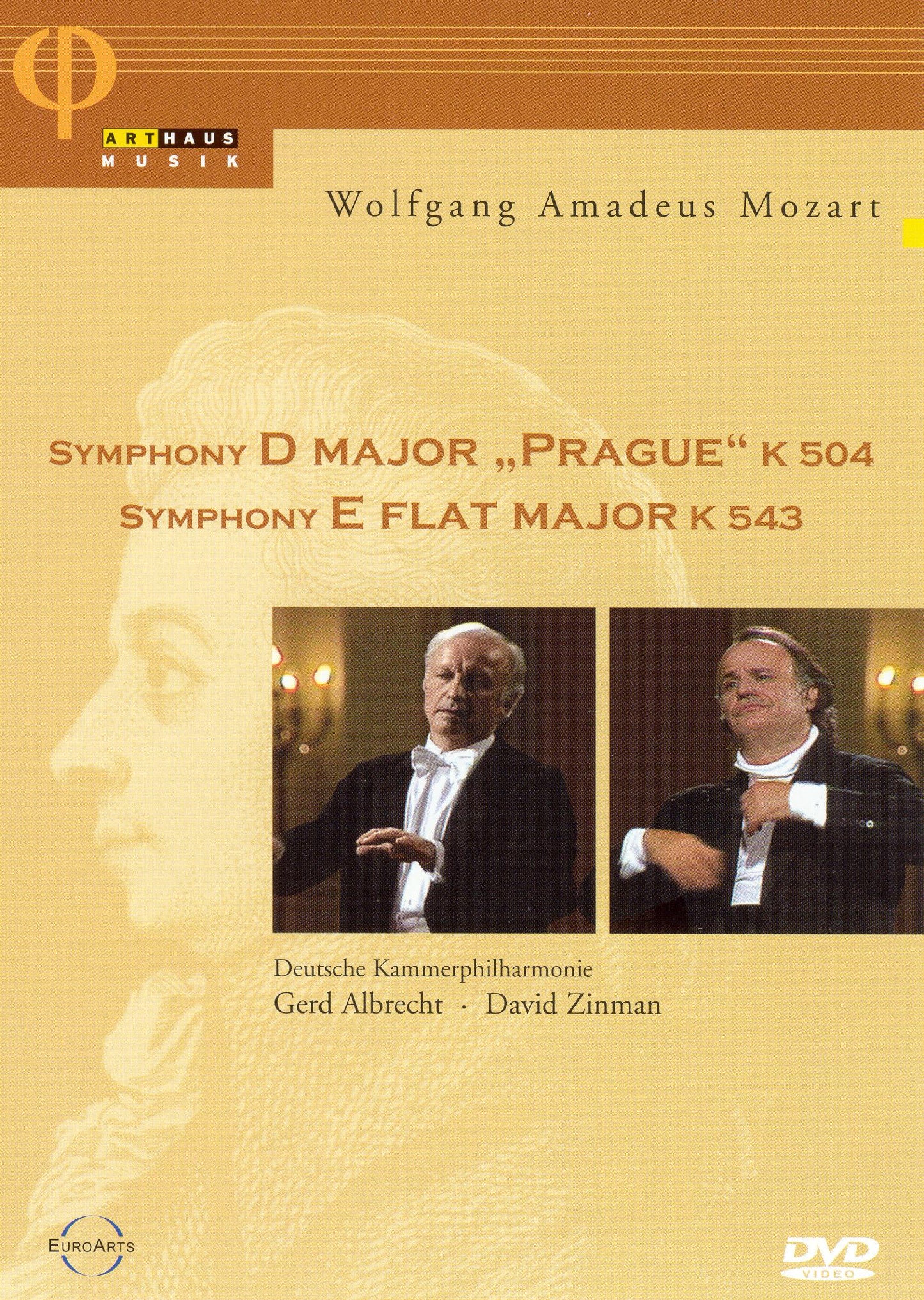 Wolfgang Amadeus Mozart - Symphony K 504 Praga, K 543 cover art
