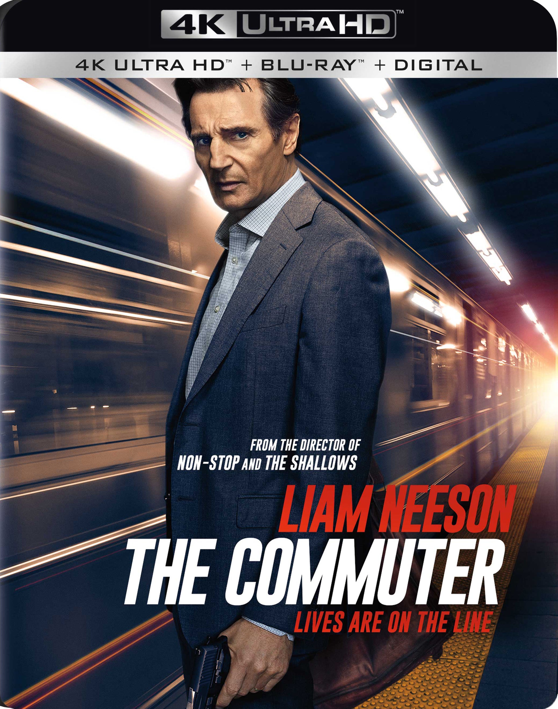Commuter [Includes Digital Copy] [4K Ultra HD Blu-ray/Blu-ray] cover art