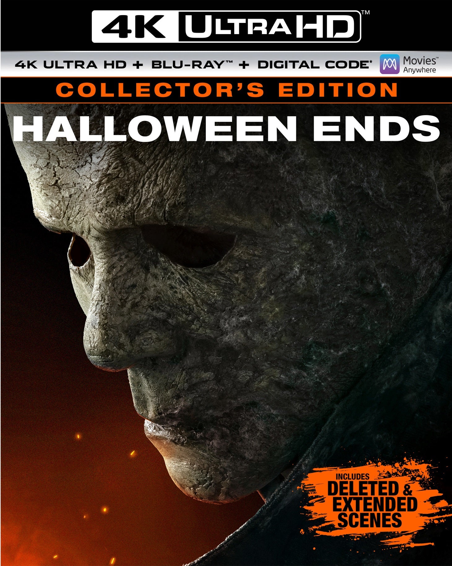 Halloween Ends [Includes Digital Copy] [4K Ultra HD Blu-ray/Blu-ray] cover art