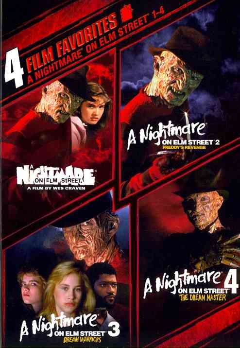 4 Film Favorites - A Nightmare on Elm Street 1-4 cover art