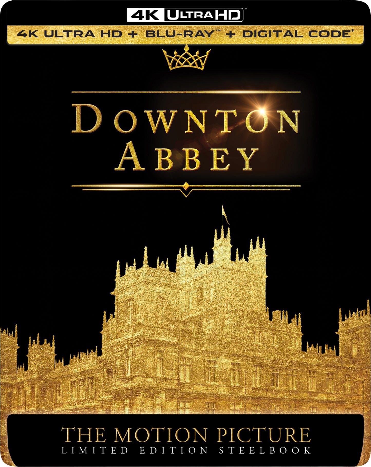 Downton Abbey [SteelBook] [Includes Digital Copy] [4K Ultra HD Blu-ray]/Blu-ray] cover art