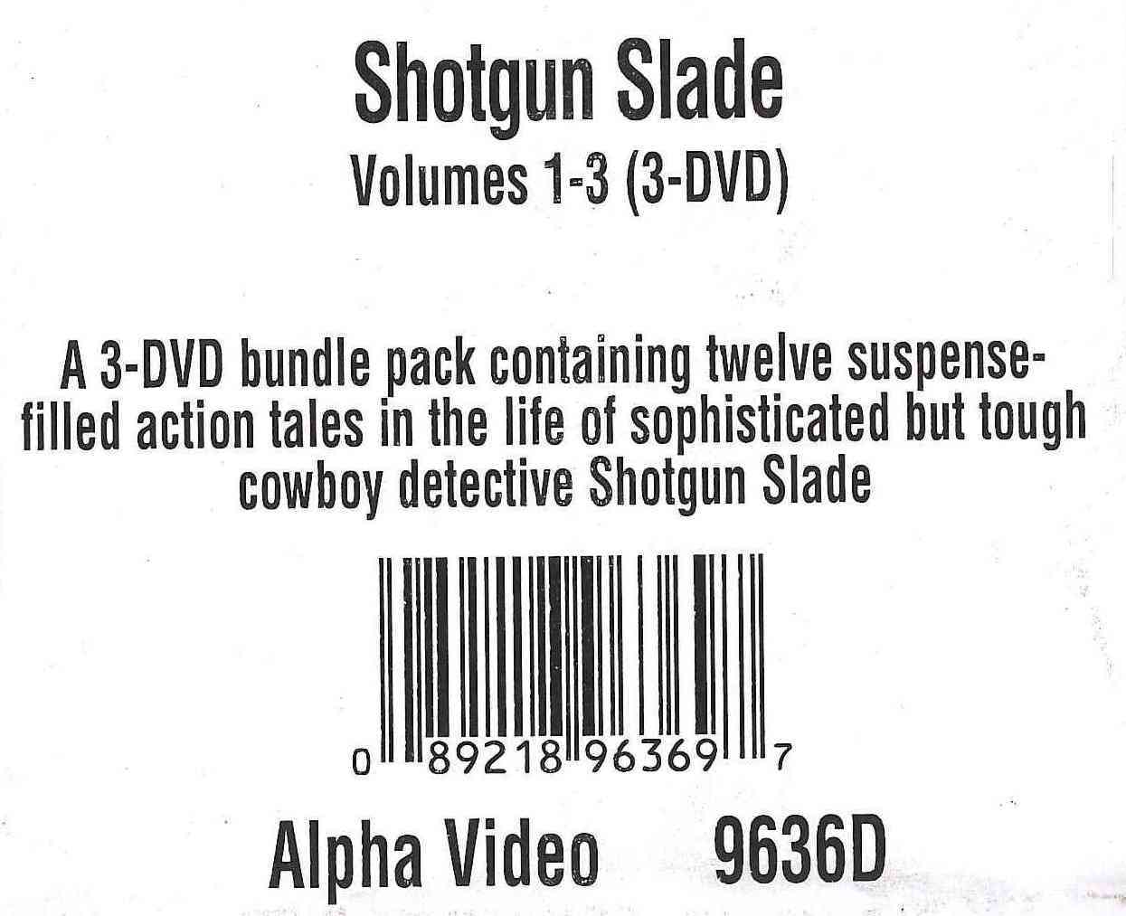 Shotgun Slade, Vols. 1-3 cover art