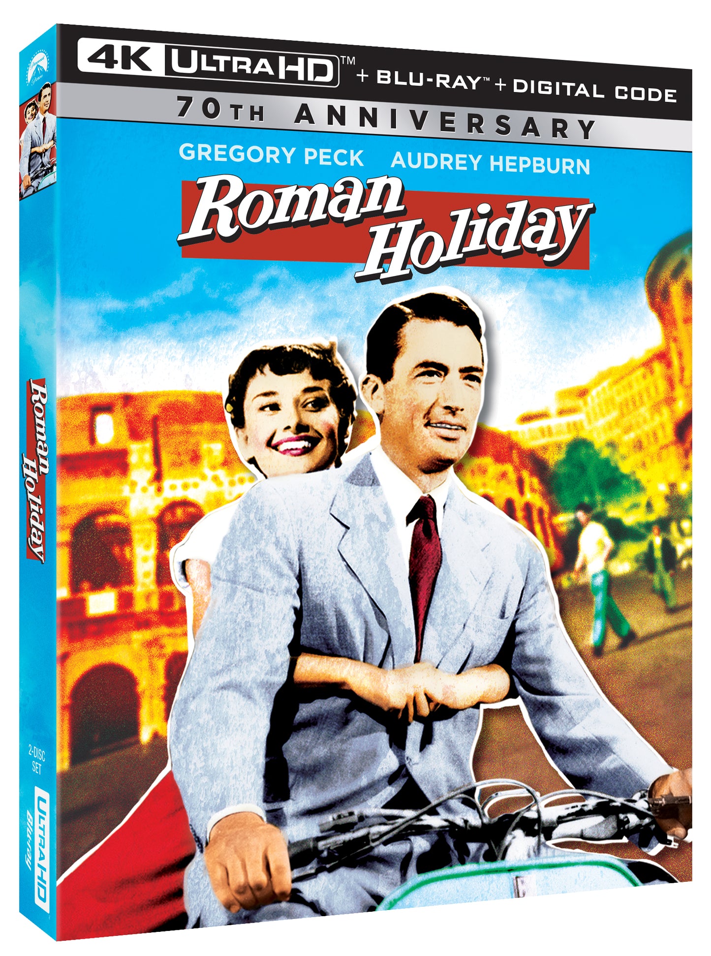 Roman Holiday [4K Ultra HD Blu-ray/Blu-ray] cover art