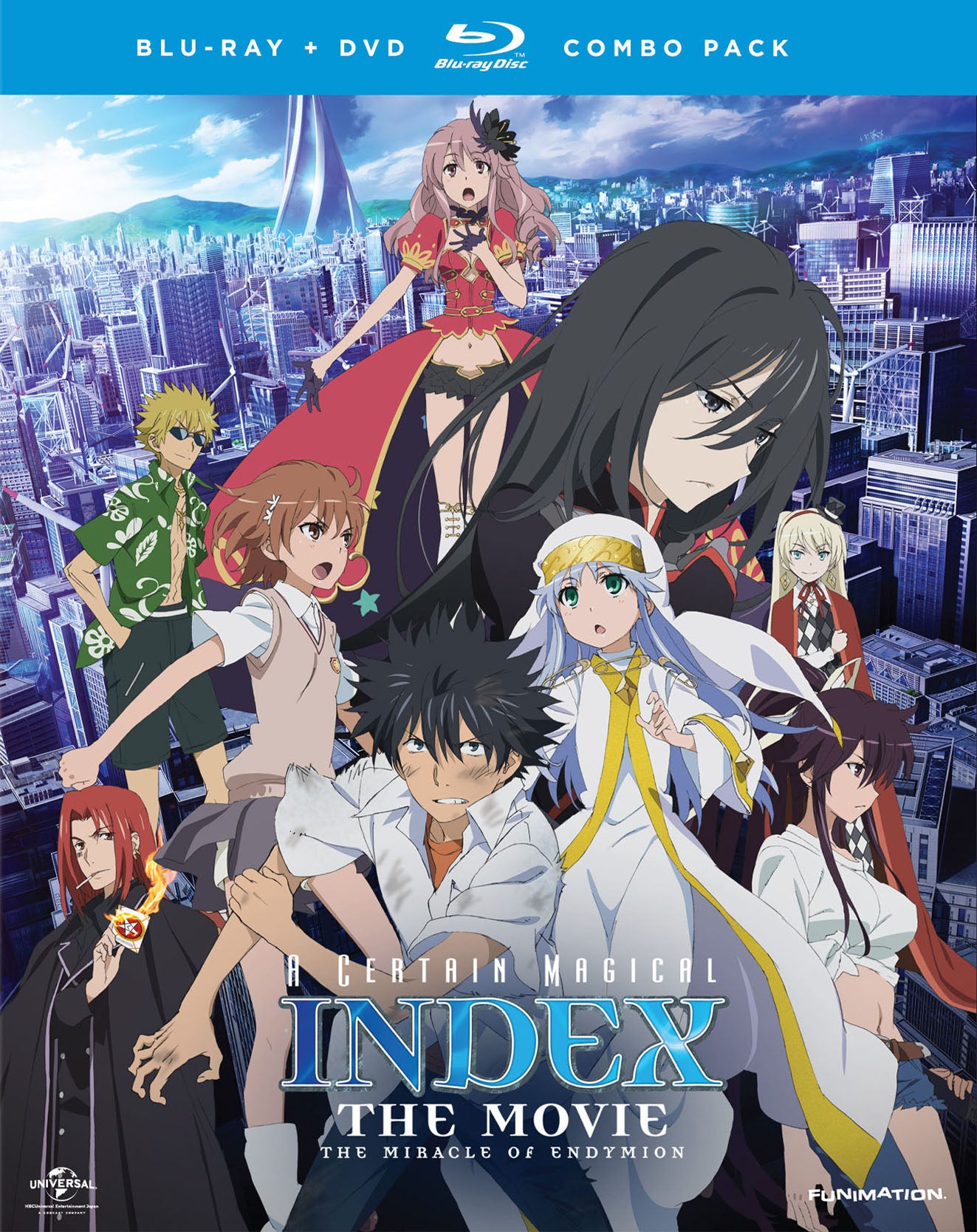 Certain Magical Index: The Movie - The Miracle of Endymion [2 Discs] [Blu-ray/DVD] cover art