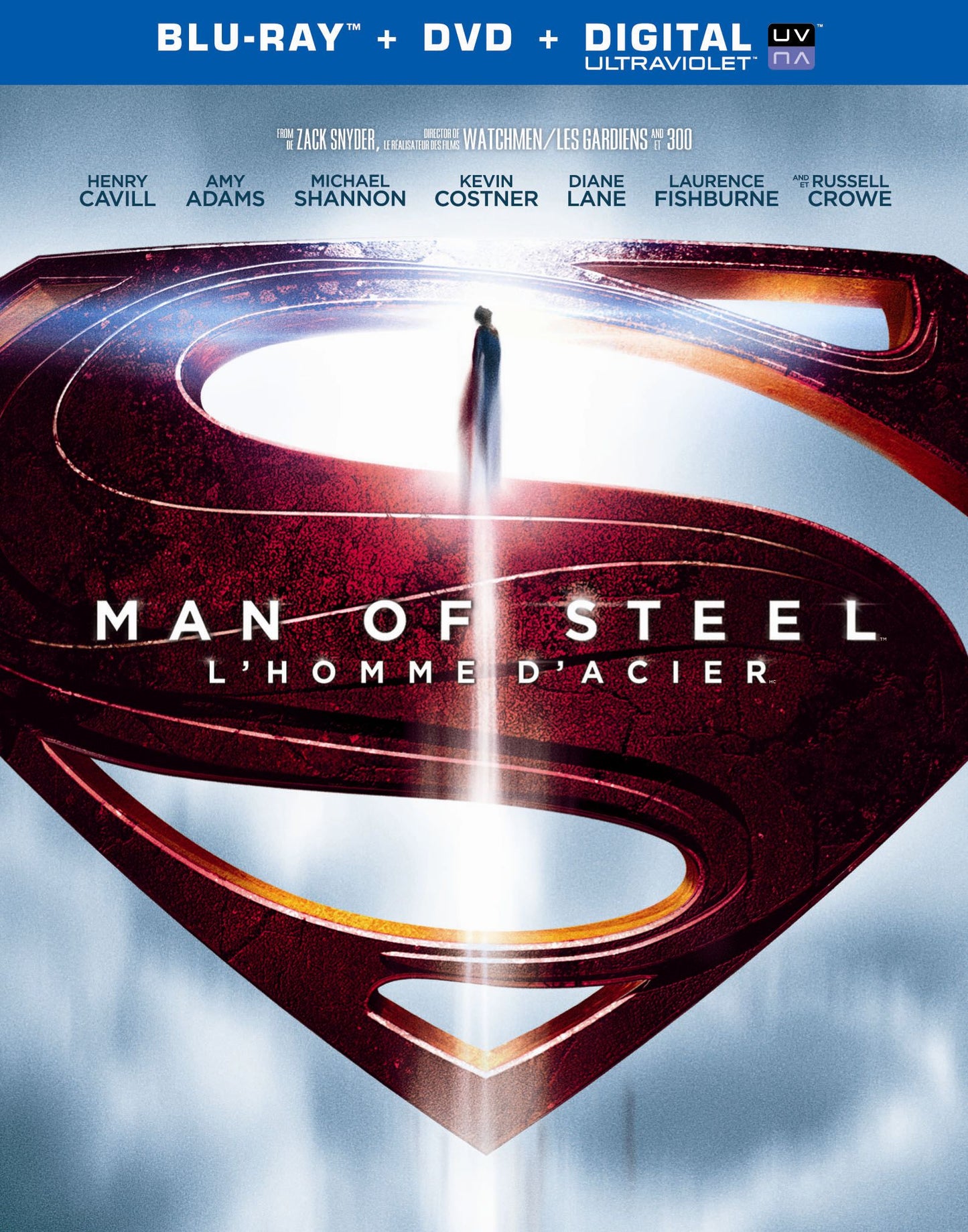 Man of Steel [Blu-ray/DVD] cover art