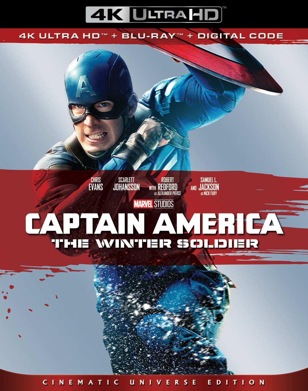 Captain America: The Winter Soldier [Includes Digital Copy] [4K Ultra HD Blu-ray/Blu-ray] cover art