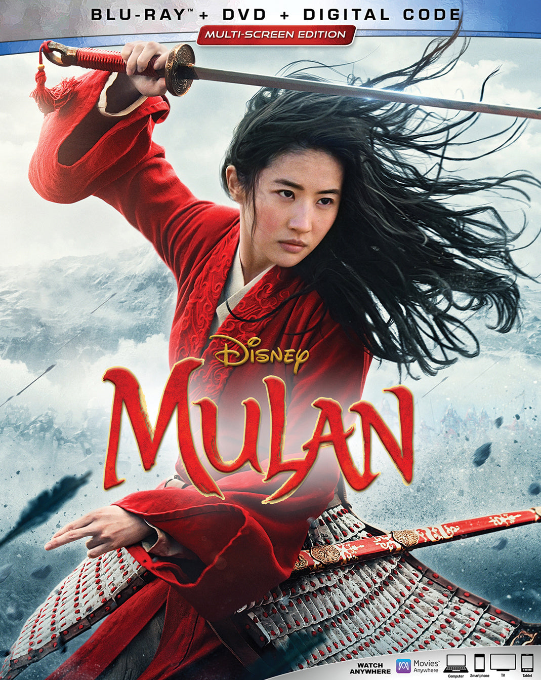 Mulan [Includes Digital Copy] [Blu-ray/DVD] cover art