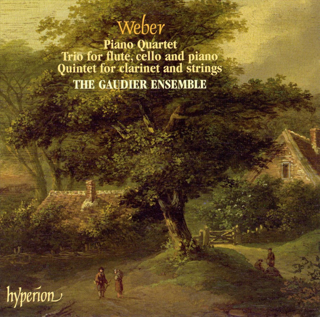 Weber: Piano Quartet; Trio for flute, cello and piano; Quintet for clarinet & strings cover art