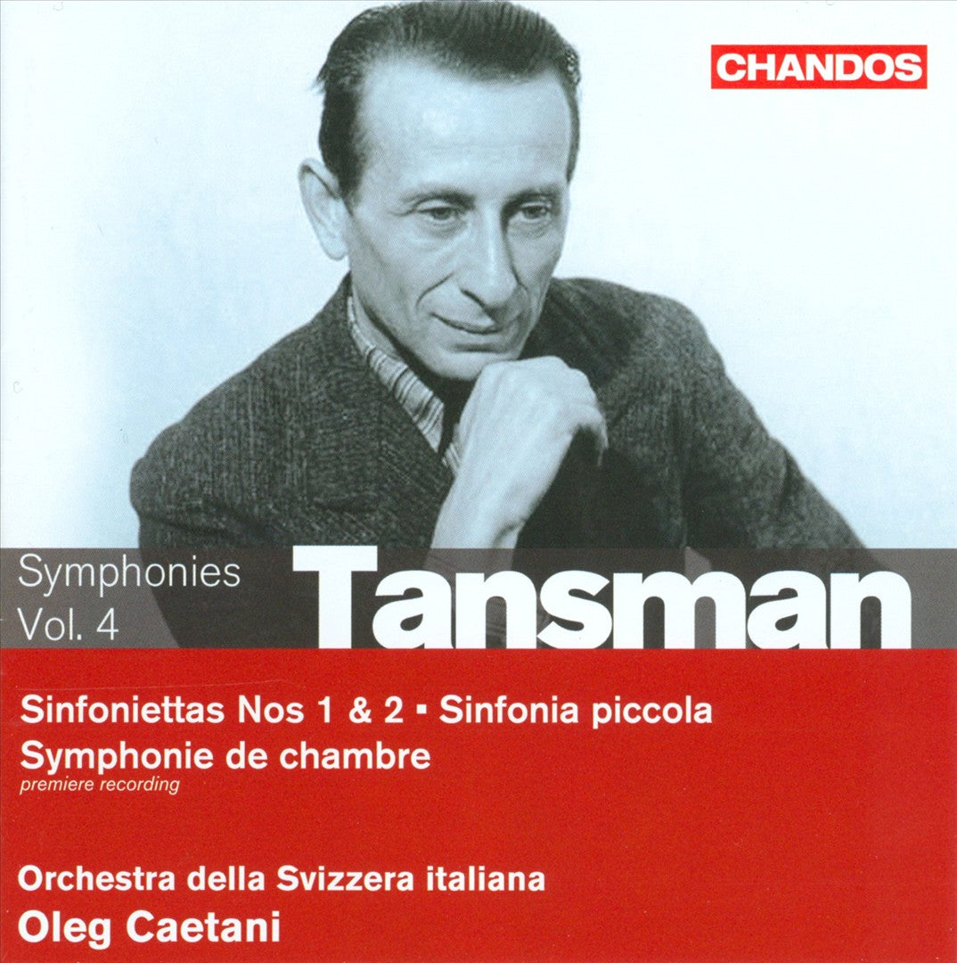 Tansman: Symphonies Vol. 4 cover art