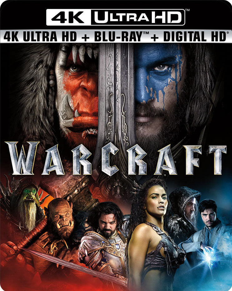 Warcraft [Includes Digital Copy] [4K Ultra HD Blu-ray/Blu-ray] cover art