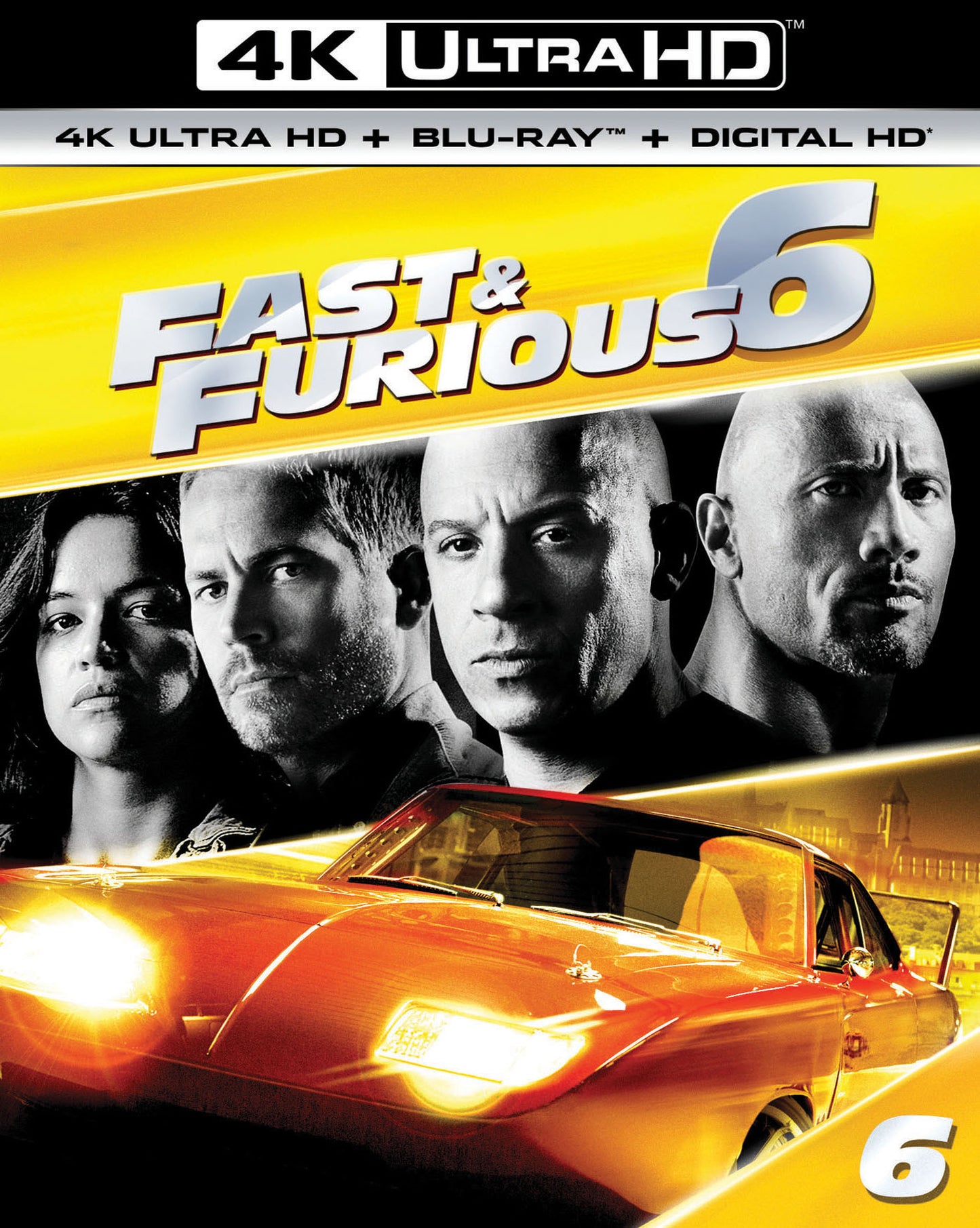 Fast & Furious 6 [Includes Digital Copy] [4K Ultra HD Blu-ray/Blu-ray] cover art