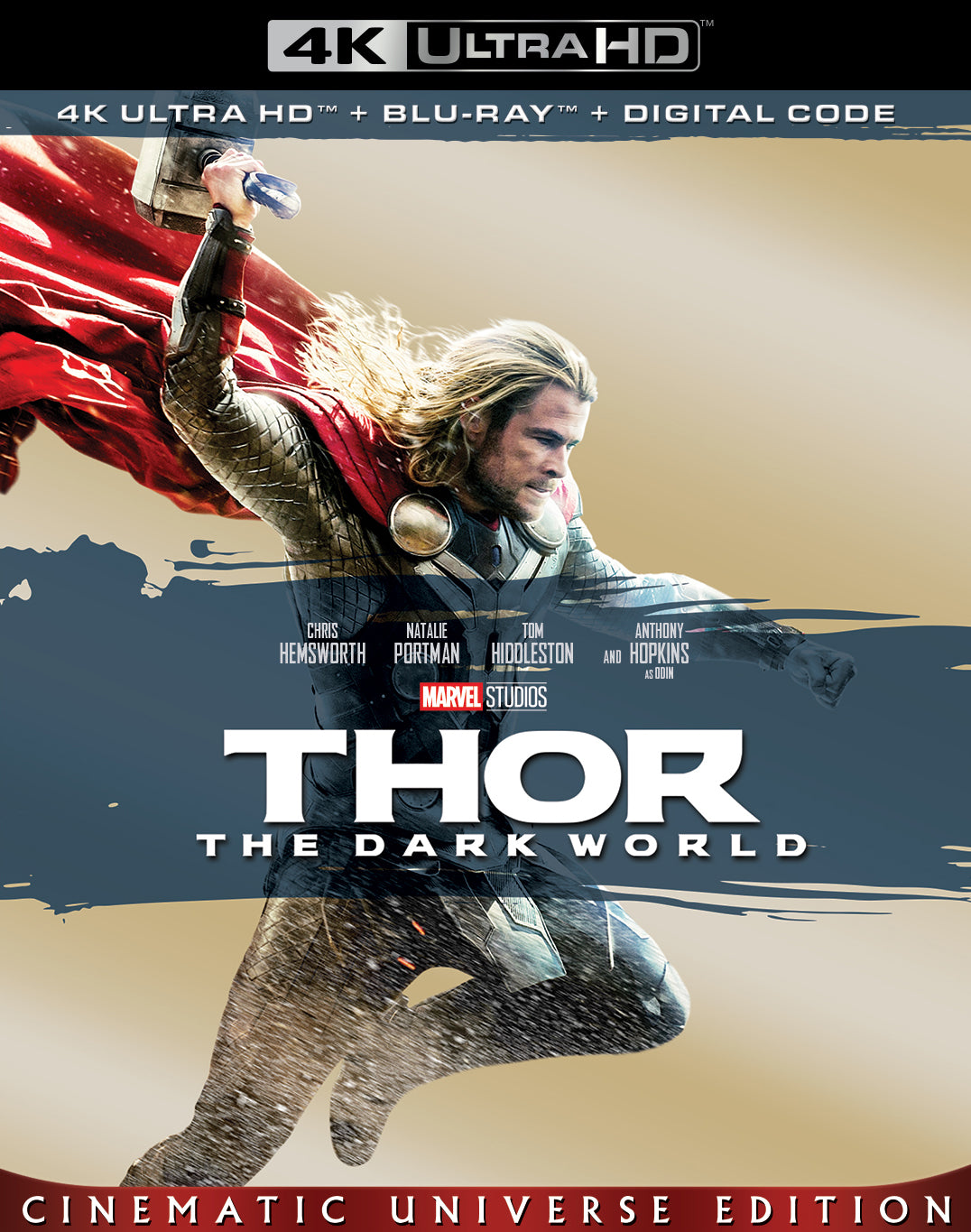 Thor: The Dark World [Includes Digital Copy] [4K Ultra HD Blu-ray/Blu-ray] cover art