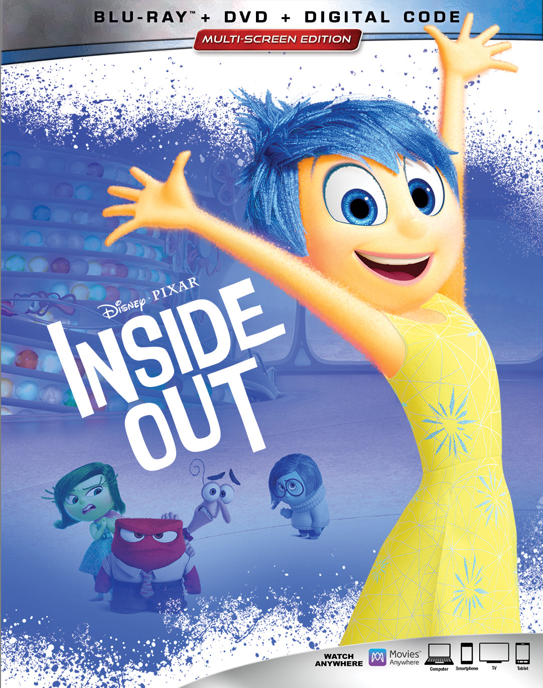 Inside Out [Includes Digital Copy] [Blu-ray/DVD] cover art