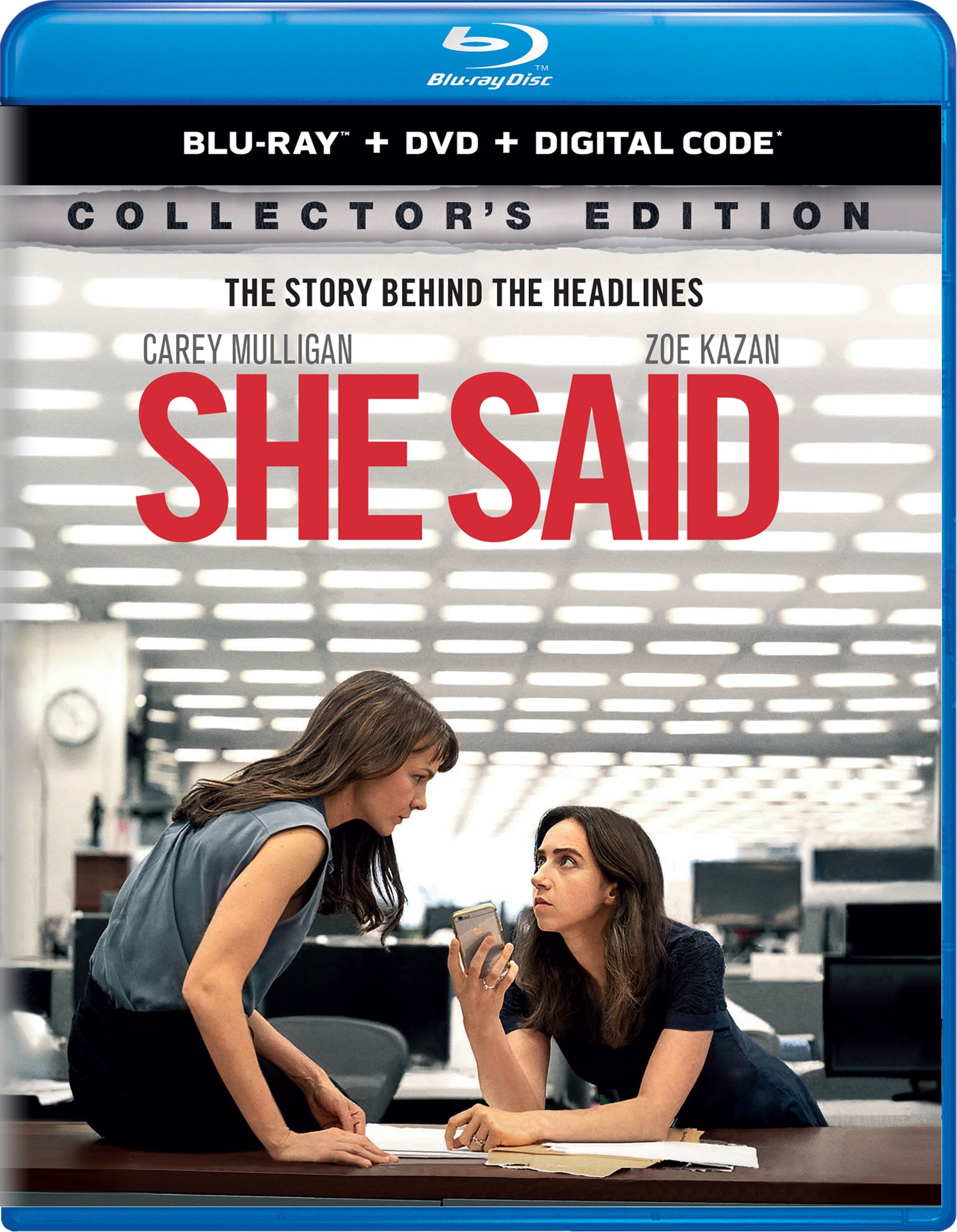 She Said [Includes Digital Copy] [Blu-ray/DVD] cover art