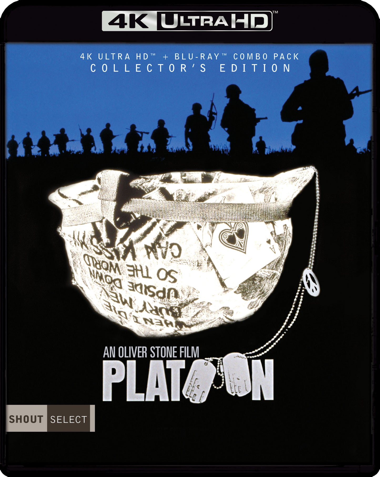 Platoon [4K Ultra HD Blu-ray/Blu-ray] cover art