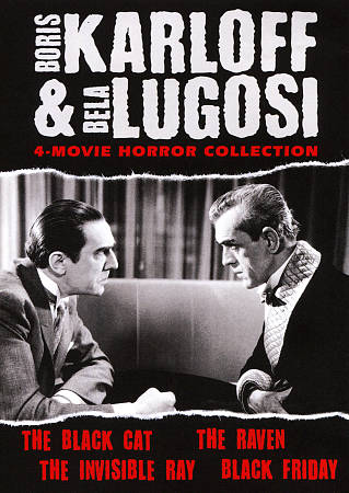 Boris Karloff & Bela Lugosi: 4 Horror Movie Collection cover art