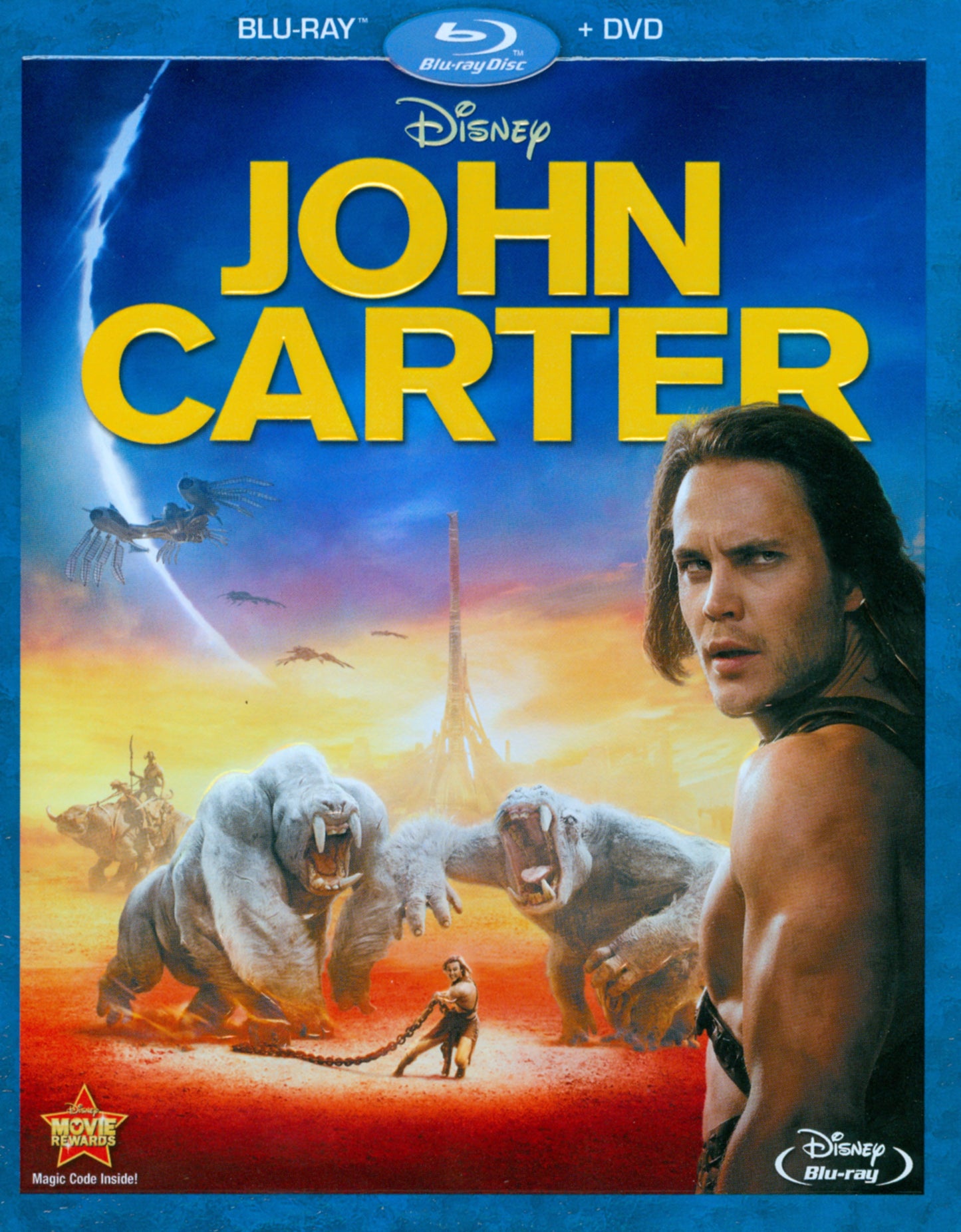 John Carter [2 Discs] [Blu-ray/DVD] cover art