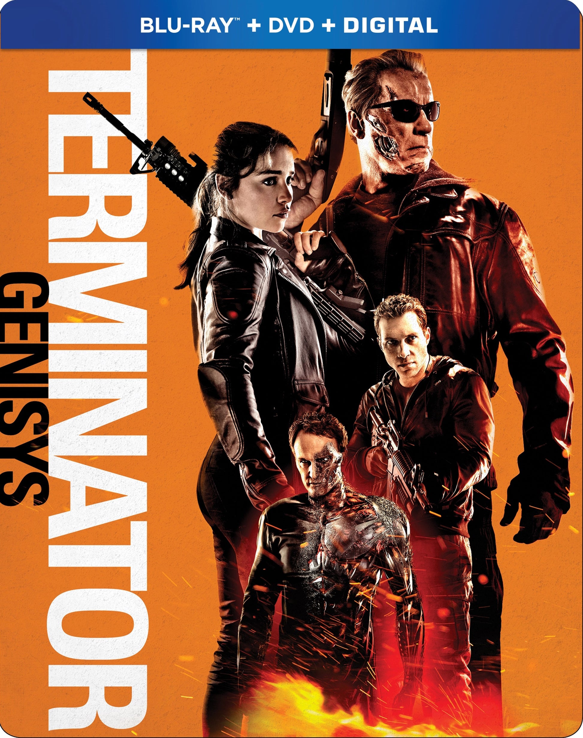 Terminator Genisys [SteelBook] [Blu-ray] cover art