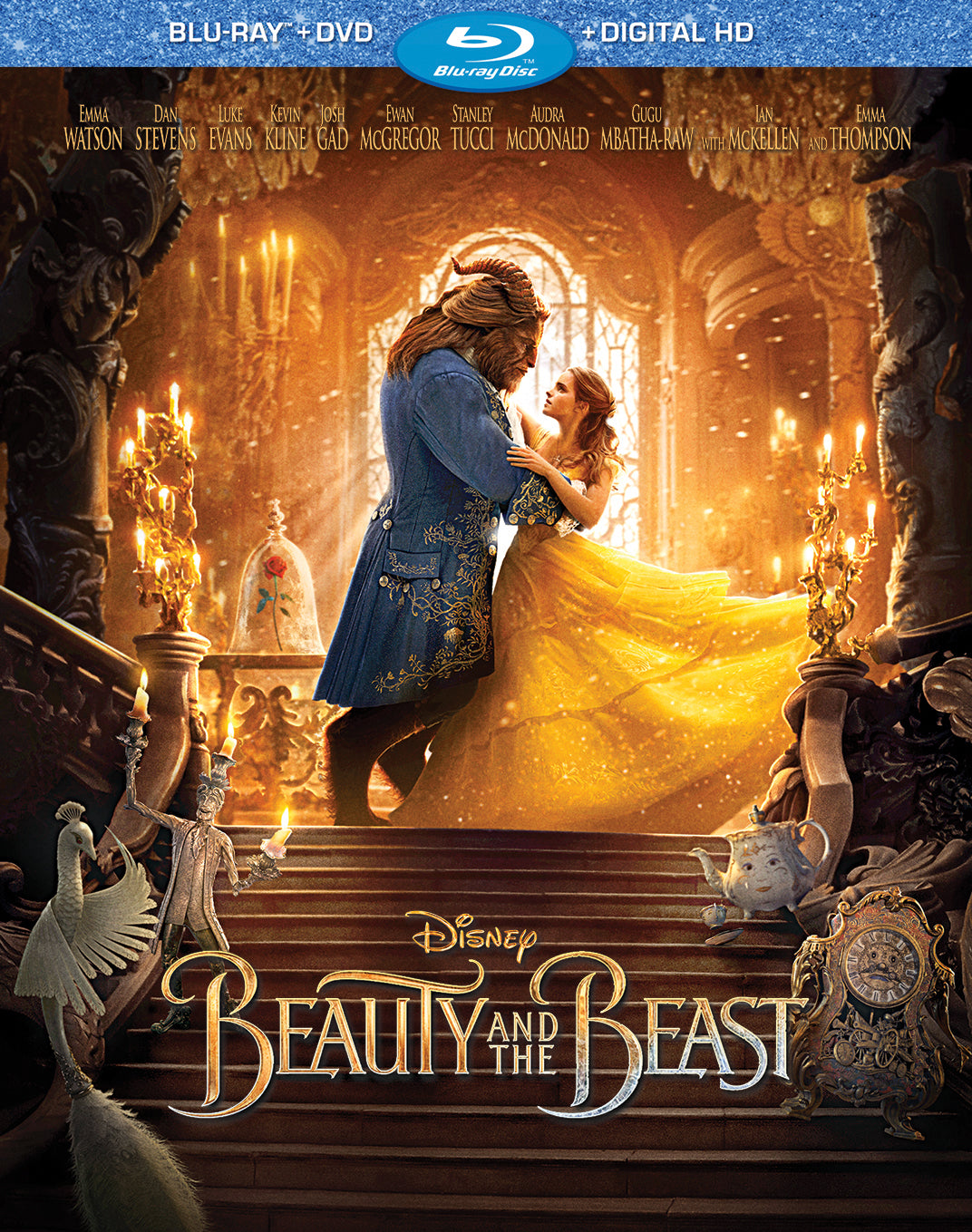 Beauty and the Beast [Includes Digital Copy] [Blu-ray/DVD] cover art