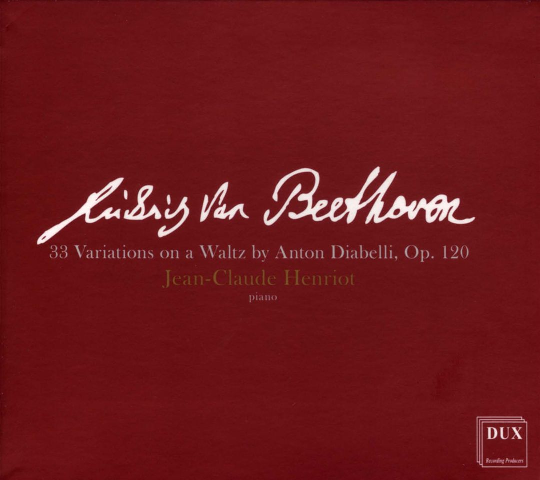 Beethoven: 33 Variations on a Waltz by Anton Diabelli cover art