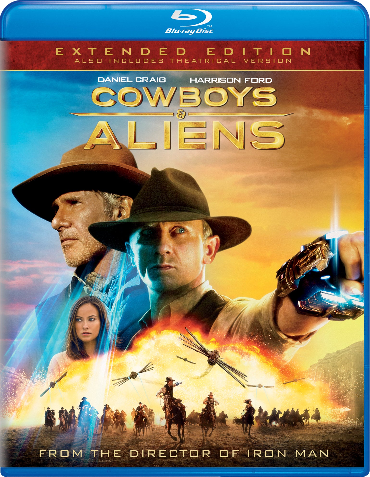 Cowboy & Aliens [Extended Edition] [Blu-ray] cover art