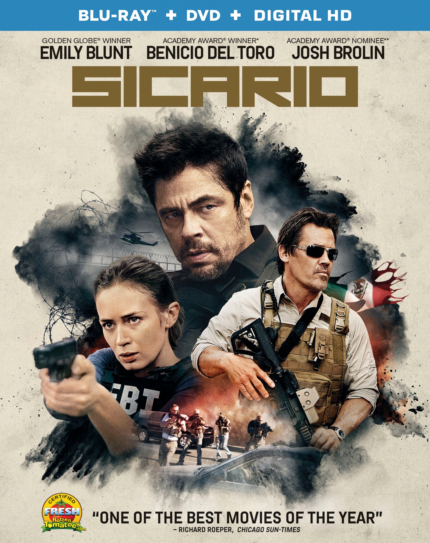 Sicario [Blu-ray/DVD] [2 Discs] cover art