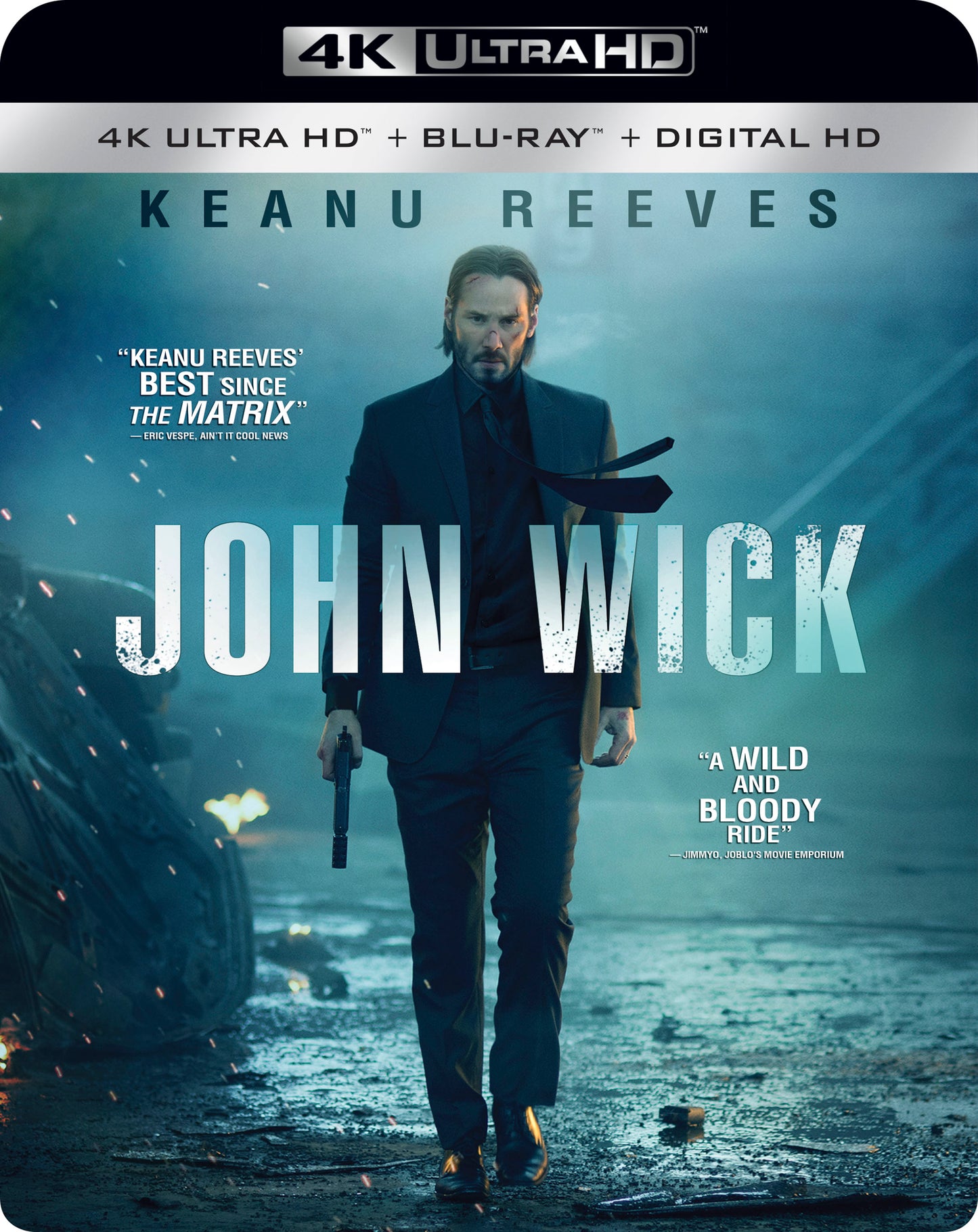 John Wick [4K Ultra HD Blu-ray/Blu-ray] [Includes Digital Copy] cover art