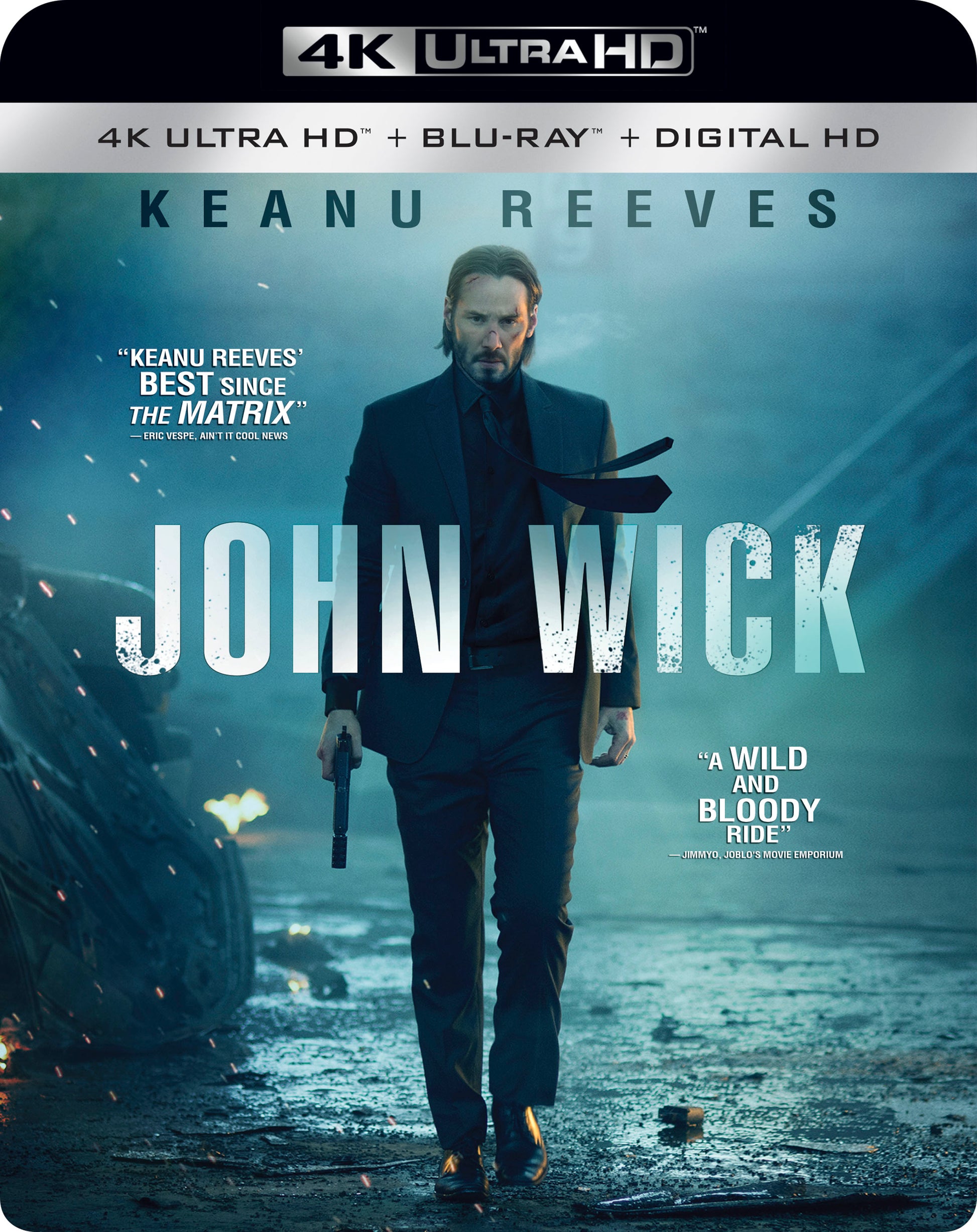 John Wick [4K Ultra HD Blu-ray/Blu-ray] [Includes Digital Copy] cover art
